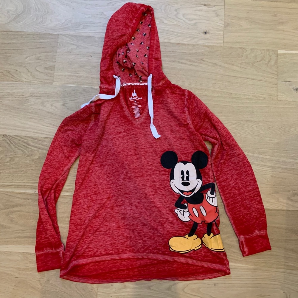 Mickey Mouse Long Sleeve Shirt, Size Medium